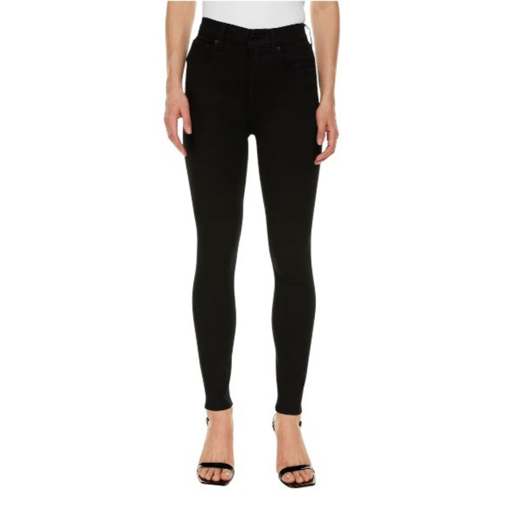 Denim Forum black the Lola high rise skinny jeans size 25